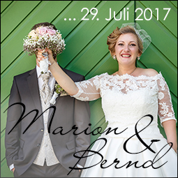 Zur Hochzeit von Marion und Bernd
